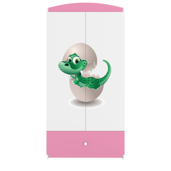 Kocot Kids Garderob Babydreams Rosa - Dinosaur
