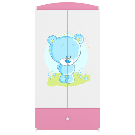 Kocot Kids Garderob Babydreams Rosa – Blå – Bear