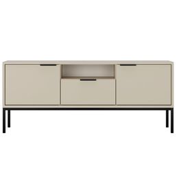 Austin - Tv Bänk 135 cm - Cashmere Och Svart