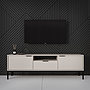 Austin - Tv Bänk 135 cm - Cashmere Och Svart