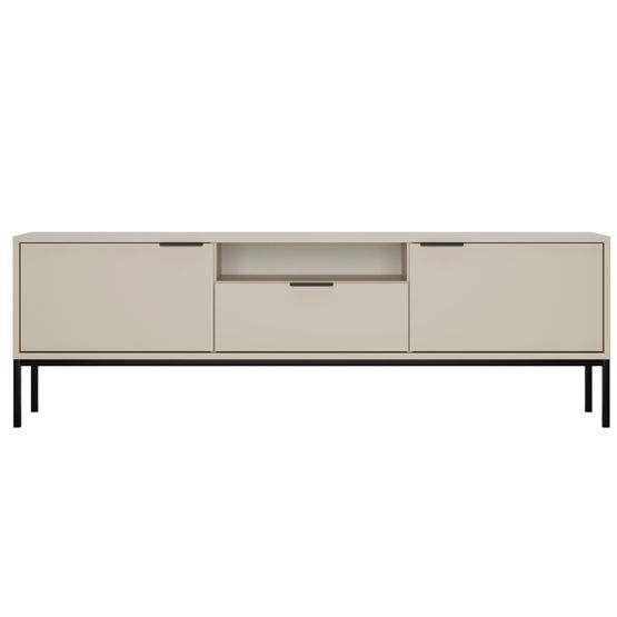 Austin - Tv Bänk 175 cm - Cashmere Och Svart