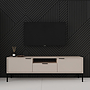 Austin - Tv Bänk 175 cm - Cashmere Och Svart