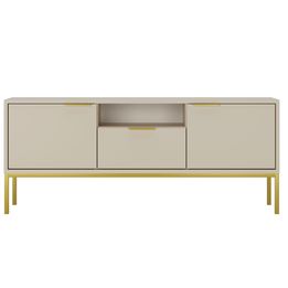 Austin - Tv Bänk 135 cm - Cashmere Och Guld