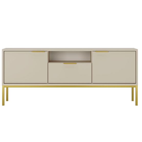 Austin - Tv Bänk 135 cm - Cashmere Och Guld