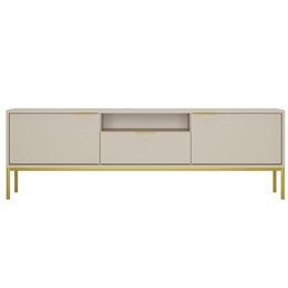 Austin - Tv Bänk 175 cm - Cashmere Och Guld