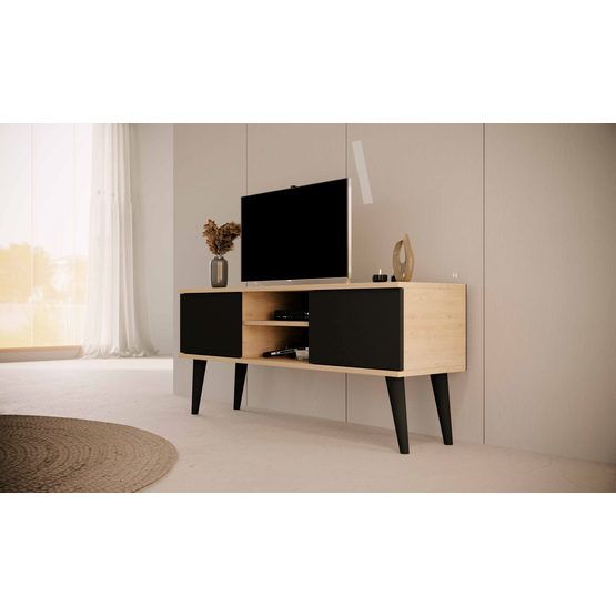 Kocot Kids Toronto - Tv Bänk 120 Cm Ek Och Svart