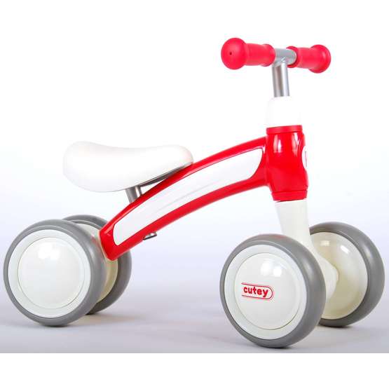 Gåcykel -Qplay - 4 Hjul - Röd