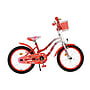 Barncykel Volare - Lovely 16 Tum Red White - Handbroms