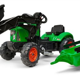 Falk - Traktor - Supercharger Med Skopa Grön
