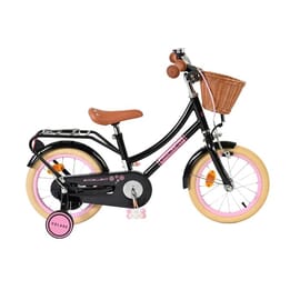 Volare - Barncykel - Excellent 14 Tum Svart - Fotbroms Med Cykelkorg