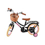 Volare - Barncykel - Excellent 14 Tum Svart - Fotbroms Med Cykelkorg