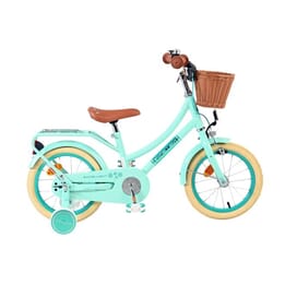 Volare - Barncykel - Excellent 14 Tum Grön - Fotbroms Med Cykelkorg