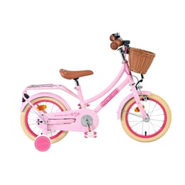 Volare - Barncykel - Excellent 14 Tum Rosa - Fotbroms Med Cykelkorg