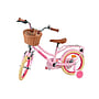 Volare - Barncykel - Excellent 14 Tum Rosa - Fotbroms Med Cykelkorg