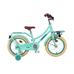 Volare - Barncykel - Excellent 16 Tum Grön - Fotbroms Med Pakethållare Fram