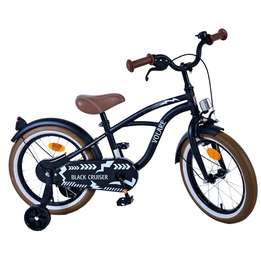 Barncykel Volare - Black Cruiser 16 Tum Fotbroms