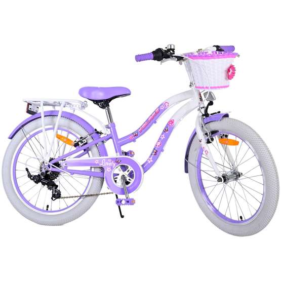 Volare - Barncykel - Lovely 20 Tum Lila - 6 Växlar