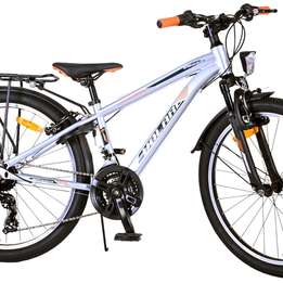 Volare - Barncykel - Cross 24 Tum Silver - 18 Växlar