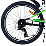 Barncykel - Volare - Sportivo Kids Bike - 24 Tum - 7 Växlar - Svart Grön