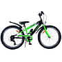 Barncykel - Volare - Sportivo Kids Bike - 24 Tum - 7 Växlar - Svart Grön