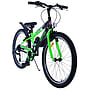 Barncykel - Volare - Sportivo Kids Bike - 24 Tum - 7 Växlar - Svart Grön