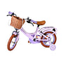 Volare - Barncykel - Ashley 12 Tum Mörk Rosa - Dubbla Handbromsar