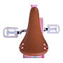 Barncykel Volare - Blossom 12 Tum Pink - Fotbroms