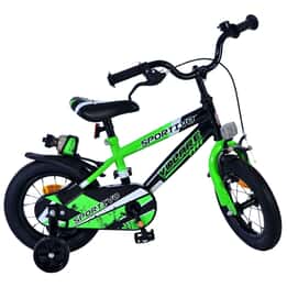Barncykel - Volare - Sportivo - 12 Tum - Grön Svart - Fotbroms