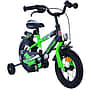Barncykel - Volare - Sportivo Kids Bike - 12 Tum - Grön Svart