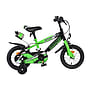 Barncykel - Volare - Sportivo Kinderfiets - 12 Tum - Grön Svart - Två Handbromsar