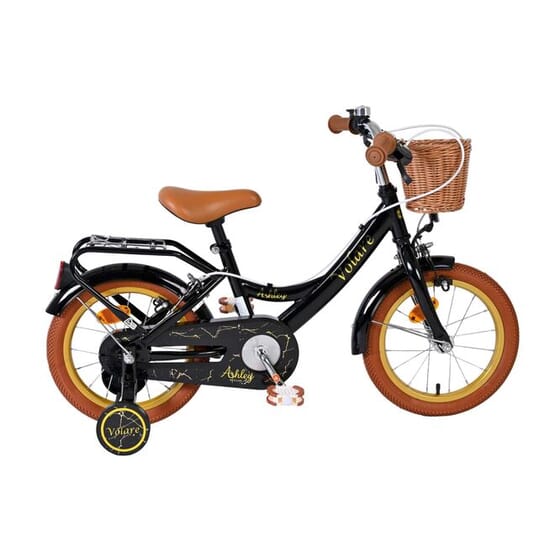 Volare - Barncykel - Ashley 14 Tum Grön - Dubbla Handbromsar