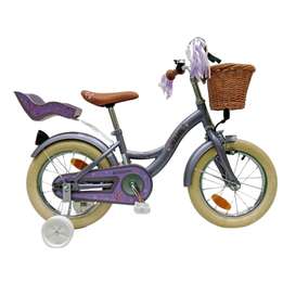 Barncykel Volare - Blossom 14 Tum Purple - Fotbroms