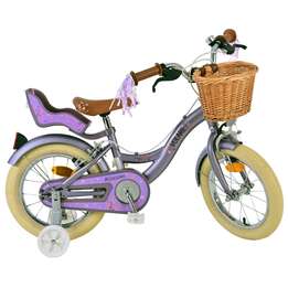 Barncykel Volare - Blossom 14 Tum Purple - Handbroms