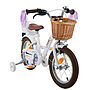 Barncykel Volare - Blossom 14 Tum White - Fotbroms