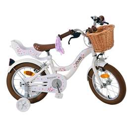 Barncykel Volare - Blossom 14 Tum White - Handbroms