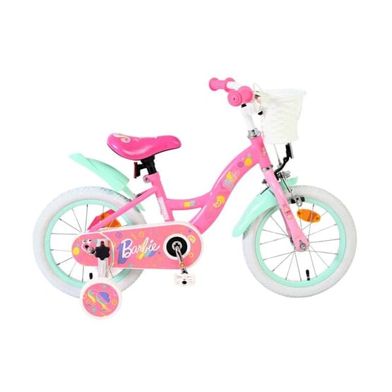 Barncykel Volare - Barbie 14 Tum Fotbroms