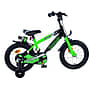 Barncykel - Volare - Sportivo Kids Bike - 14 Tum - Grön Svart
