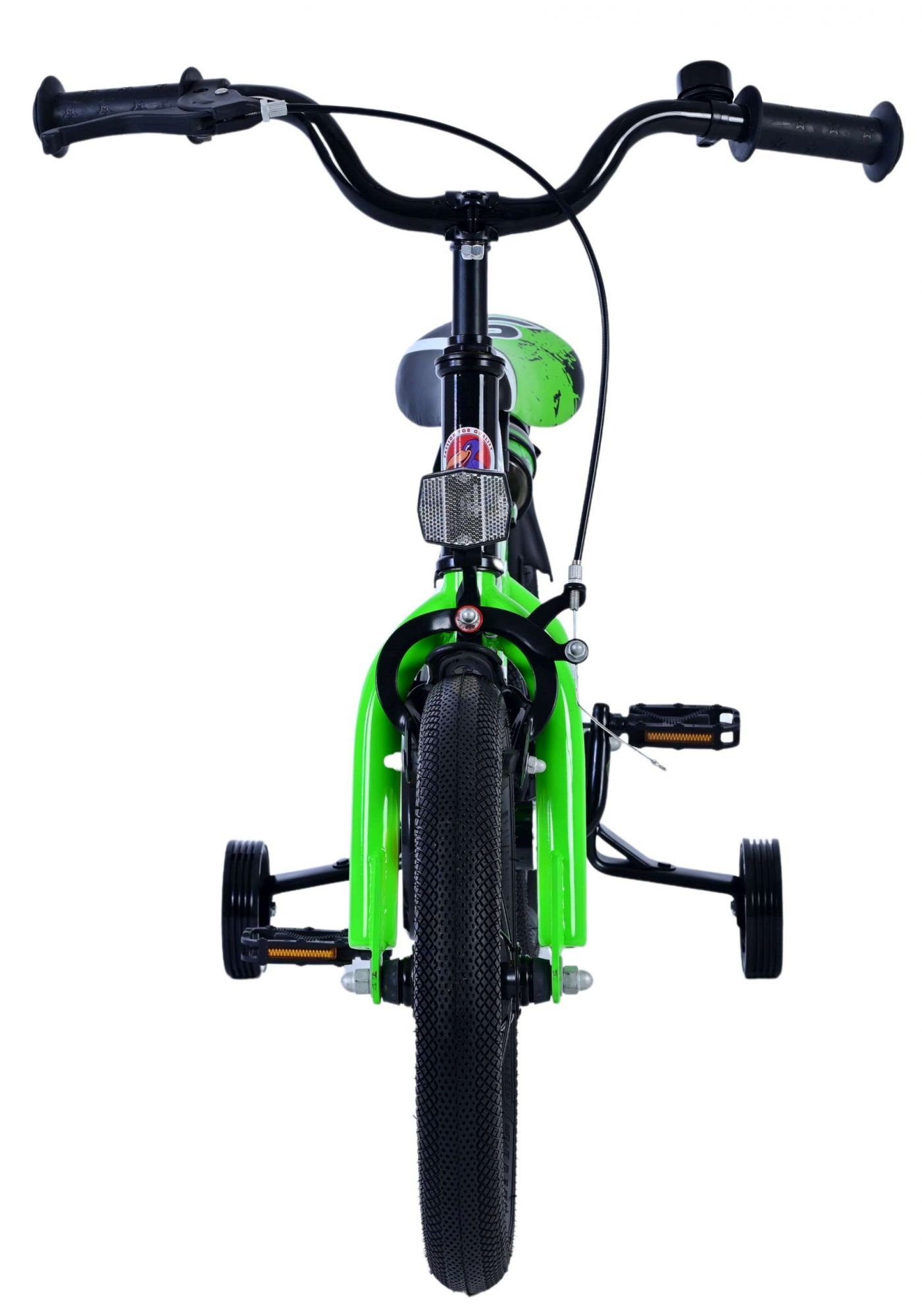 Volare Super GT Vélo Enfant Garçon 12 Pouces Bleu – Freins Main + Pied, Roues Stabilisatrices Amovibles, Sécurité Top