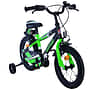 Barncykel - Volare - Sportivo Kinderfiets - 14 Tum - Grön Svart - Två Handbromsar