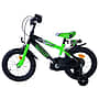 Barncykel - Volare - Sportivo Kinderfiets - 14 Tum - Grön Svart - Två Handbromsar