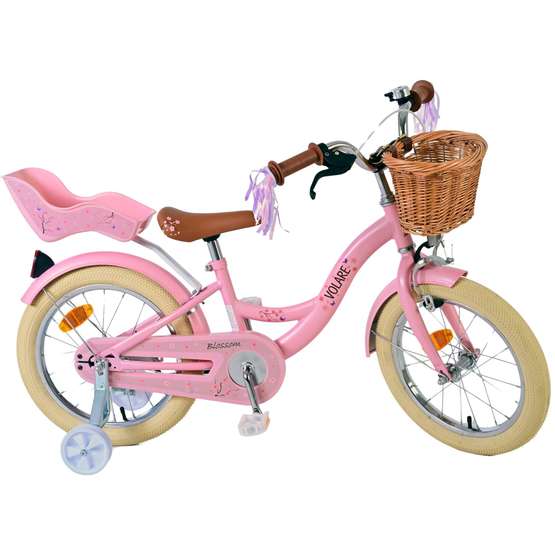 Barncykel Volare - Blossom 16 Tum Pink - Fotbroms