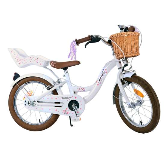 Barncykel Volare – Blossom 16 Tum White – Handbroms