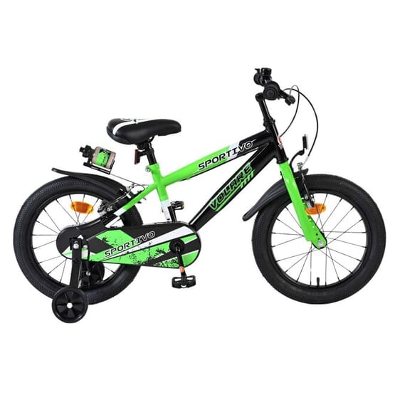 Barncykel Volare - Sportivo 16  Tum Green - Handbroms