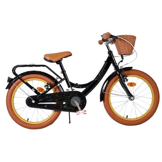 Volare - Barncykel - Ashley 18 Tum Mörk Rosa - Dubbla Handbromsar