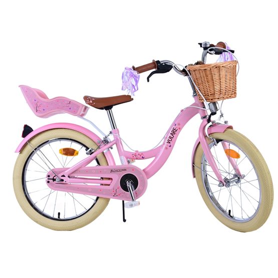 Barncykel Volare – Blossom 18 Tum Pink – Handbroms