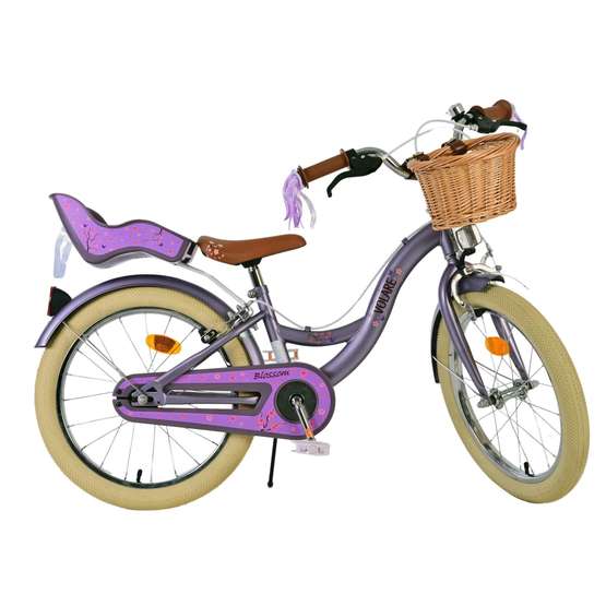 Barncykel Volare - Blossom 18 Tum Purple - Handbroms