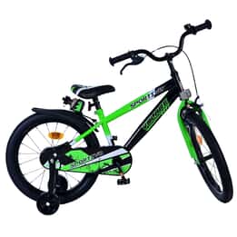 Barncykel - Volare - Sportivo - 18 Tum - Grön Svart - Fotbroms