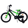 Barncykel - Volare - Sportivo Kinderfiets - 18 Tum - Grön Svart - Två Handbromsar