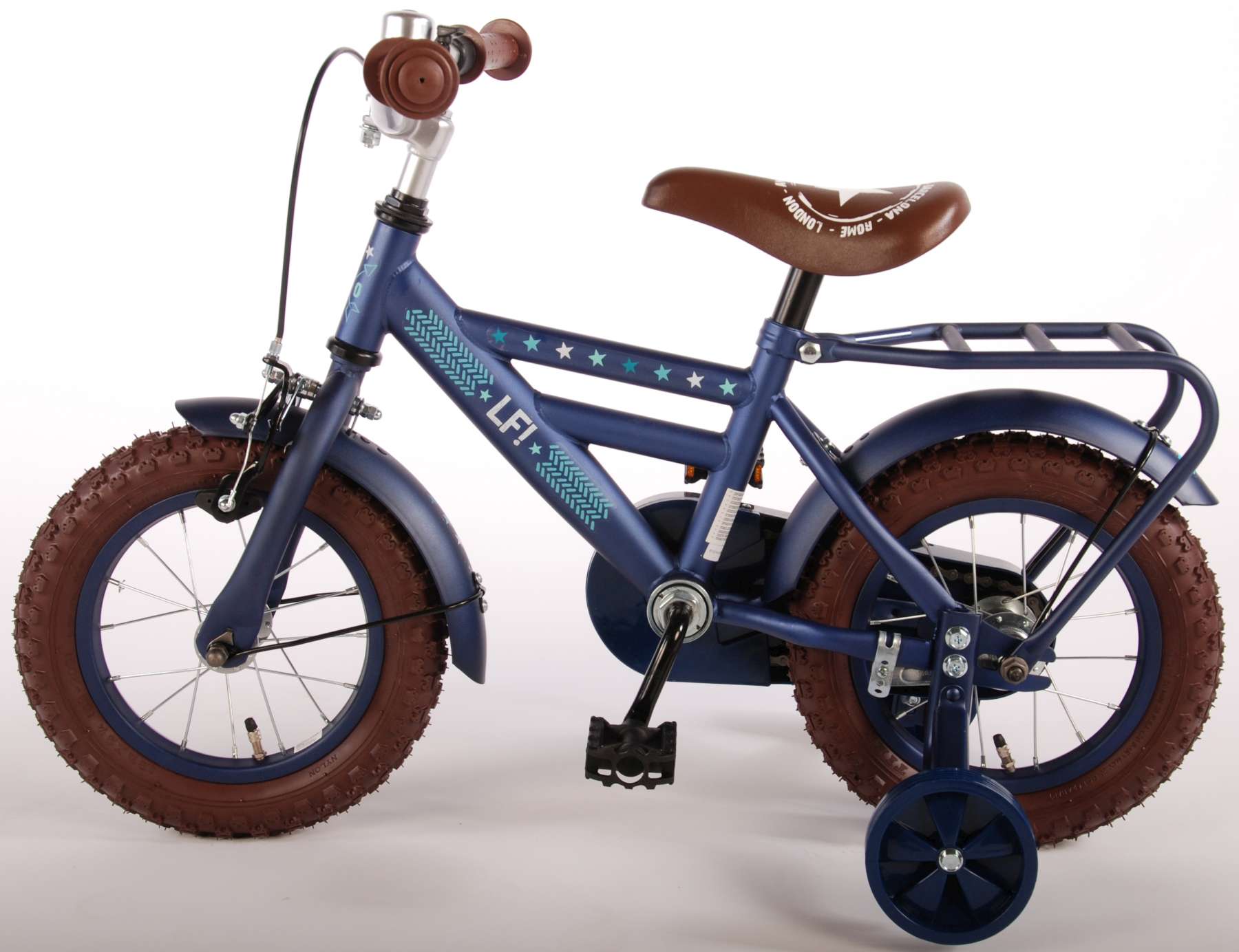 Volare - LF Boy 12 Inch Boys Bicycle - Blue - Litenleker.se