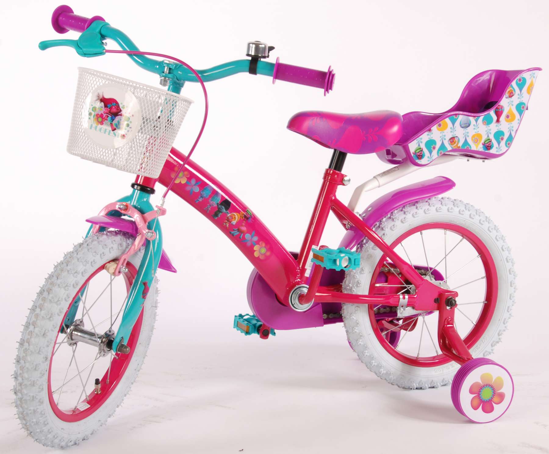 trolls girls bike